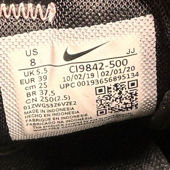 Nike Air Max Verona Womens Size 8 Shoes Plum Chalk Athletic Casual Sneakers - Picture 8 of 8